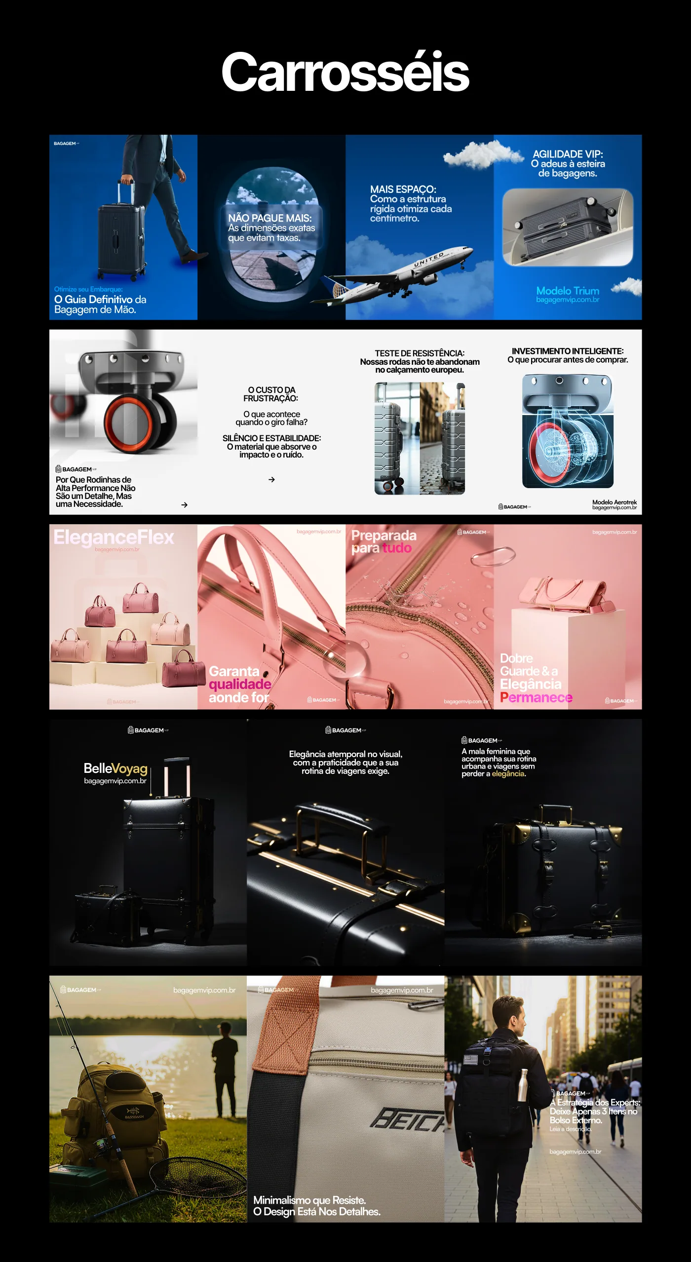 Bagagem VIP — material do projeto