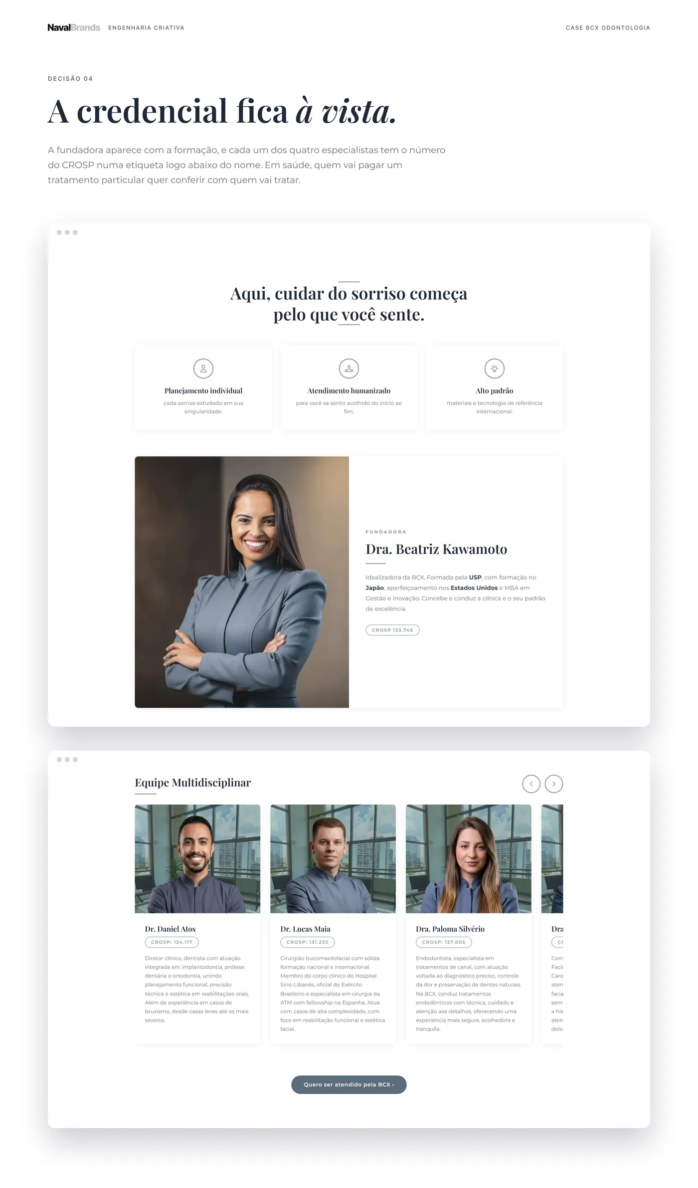 BCX Odontologia, decisões