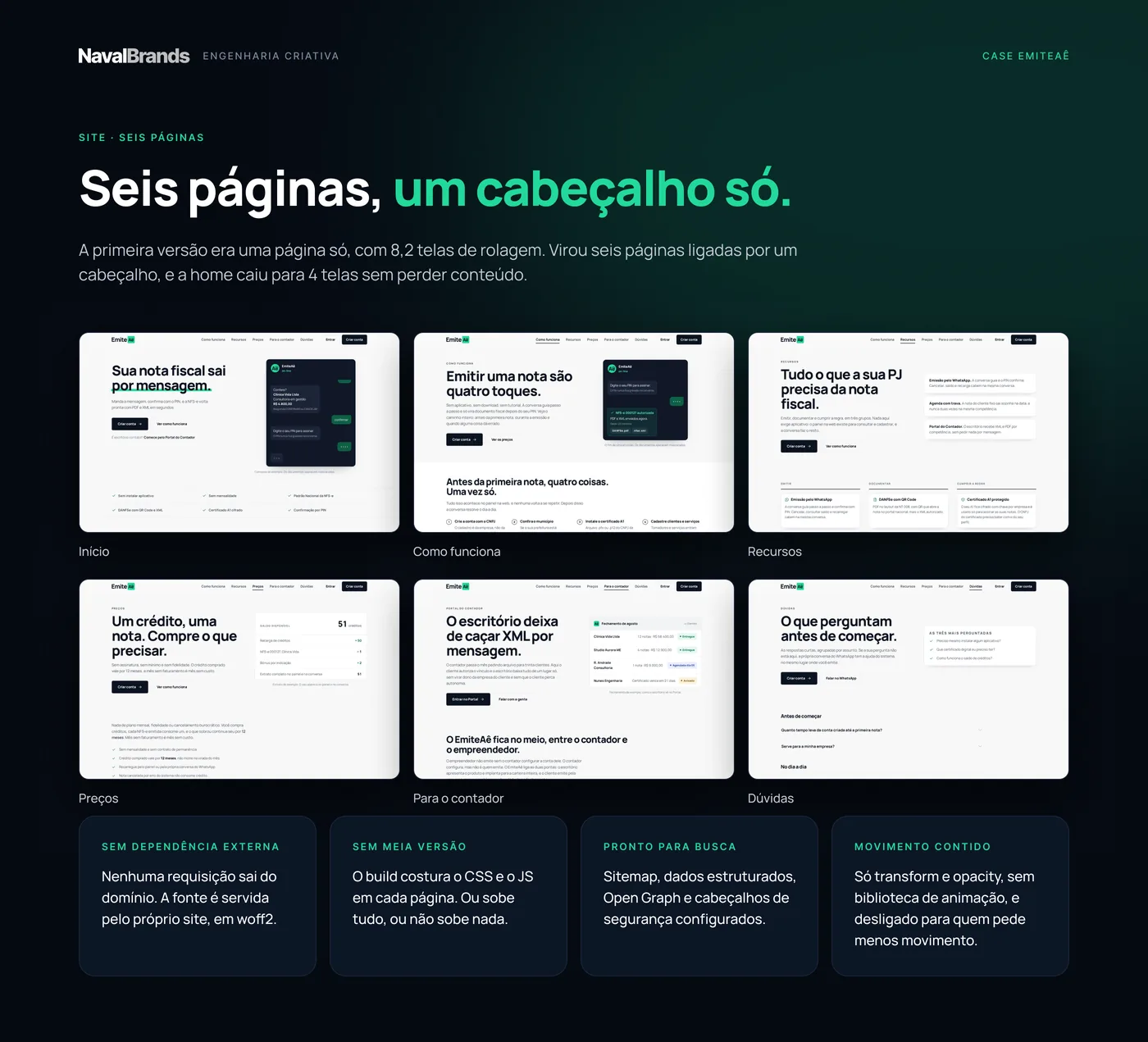 EmiteAê, site