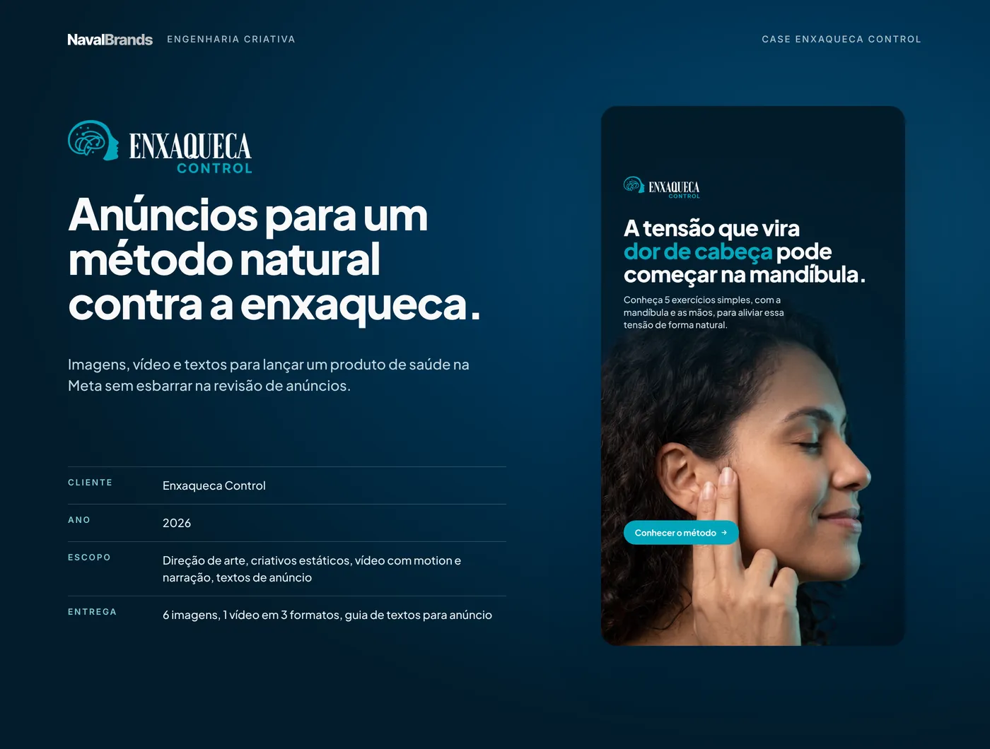Enxaqueca Control, abertura