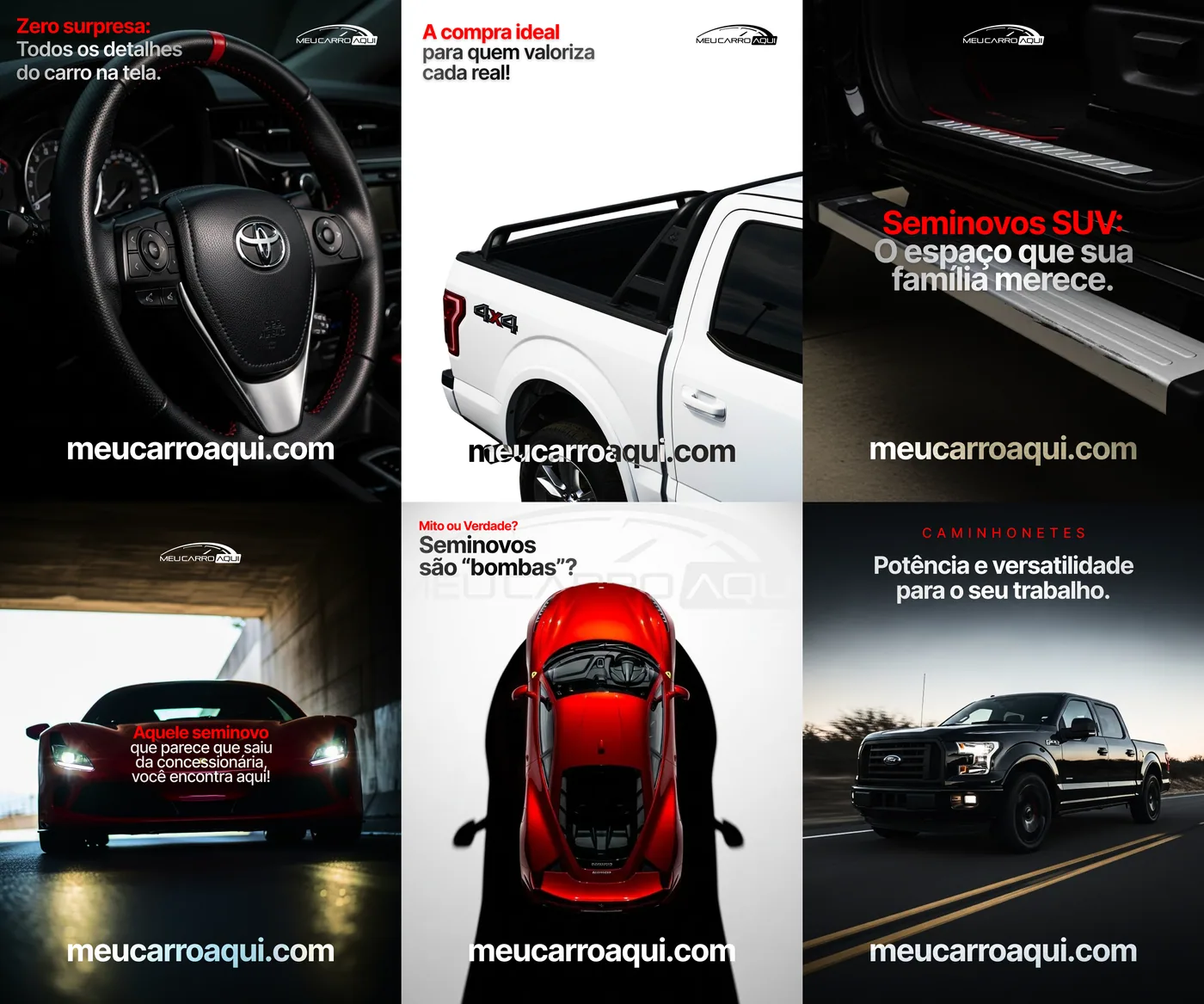 Meu Carro Aqui — material do projeto
