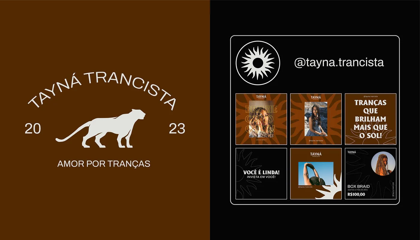 Tayná Trancista — material do projeto