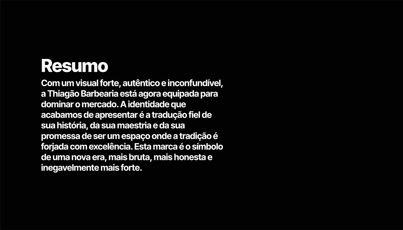 Thiagão Barbearia — material do projeto