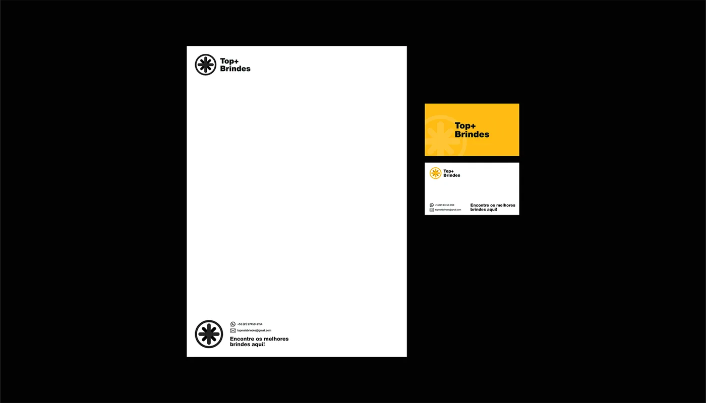 Top + Brindes — material do projeto