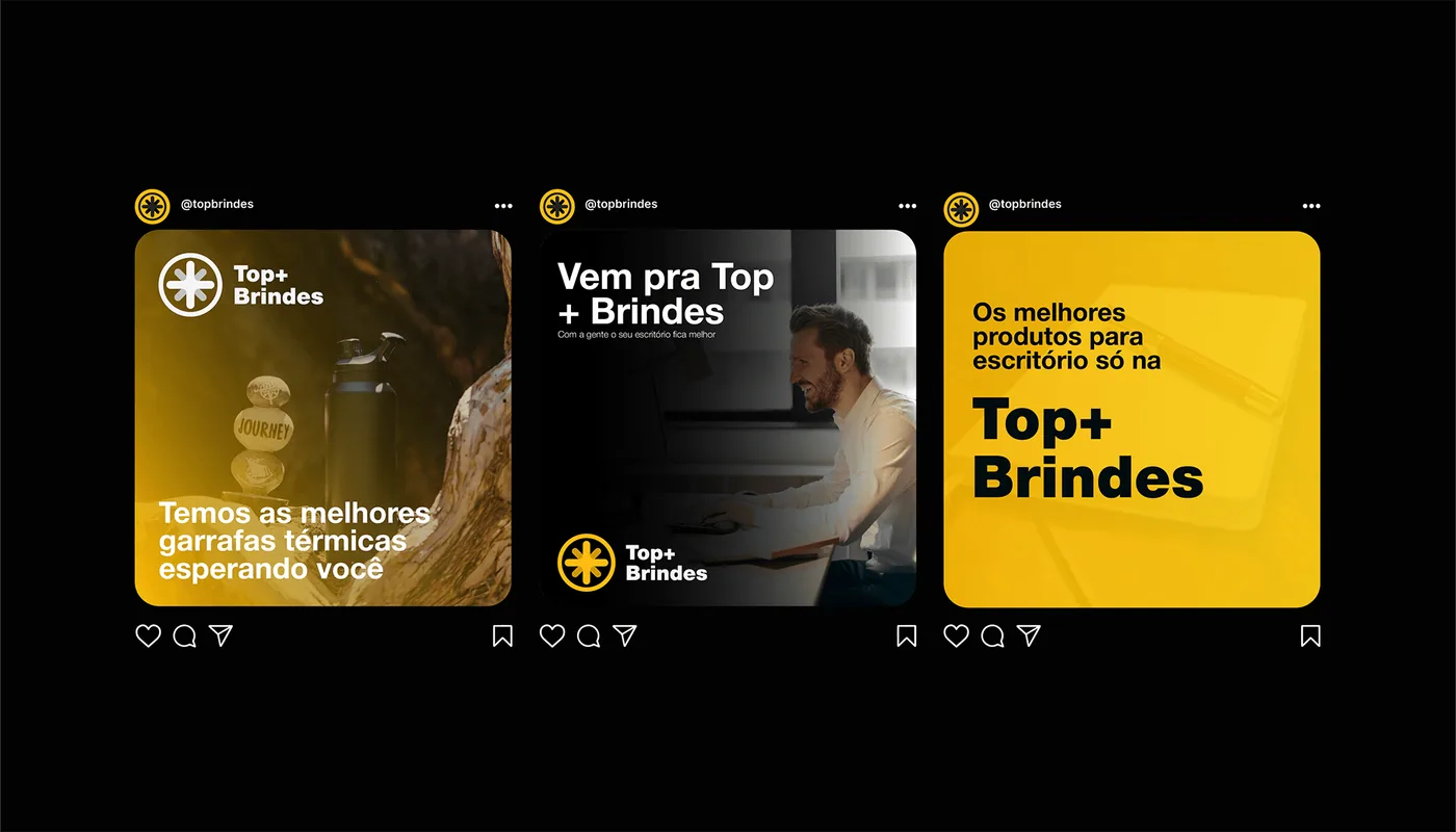 Top + Brindes — material do projeto