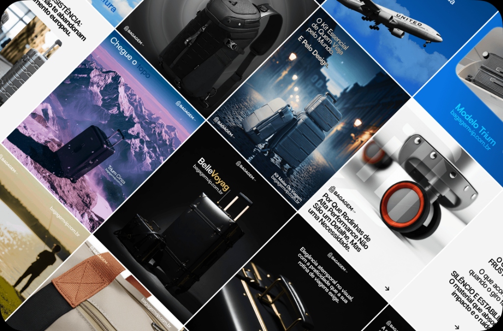 Bagagem VIP — Social Media